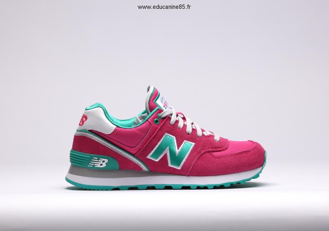 new balance 574 noir turquoise rose